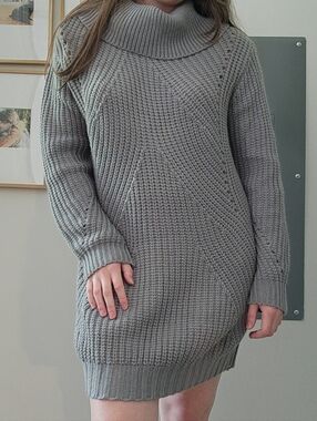 NWT Tobi Green Knit Sweater Dress